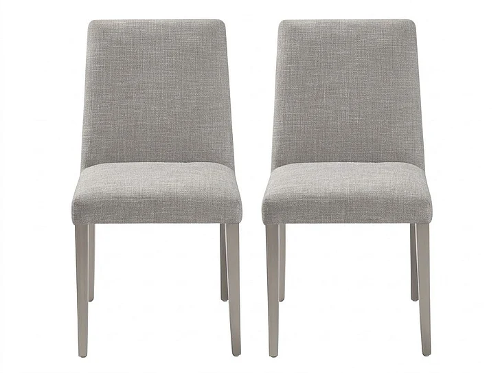Modus Furniture Omnia Dining Chair in Silver 5YA663 (Set of 2)