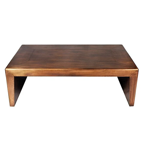 Moti Furniture Hughes Wright Cocktail Table in Copper