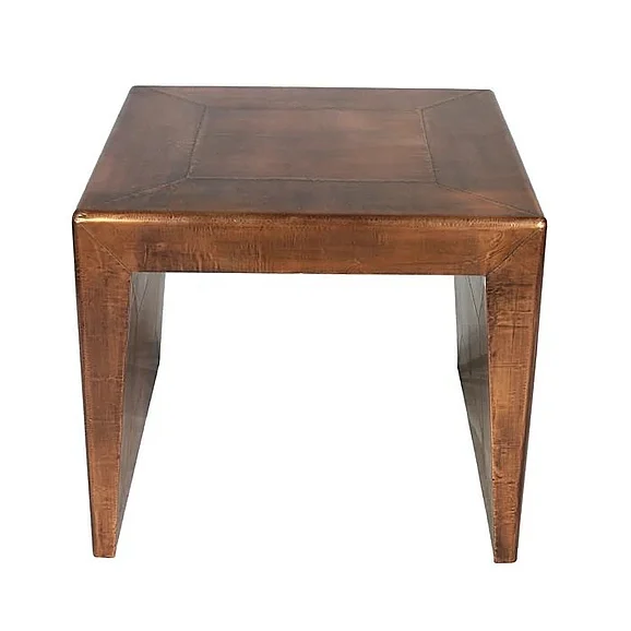 Moti Furniture Mar Vista Wright End Table in Brown 60004003