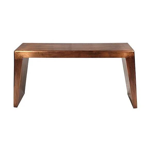 Moti Furniture Hughes Wright Console Table in Copper