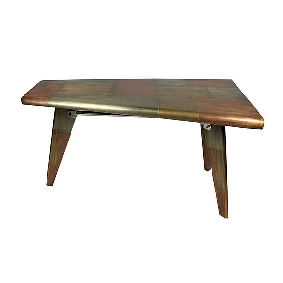 Moti Furniture Hughes Desk in Tri-Tone