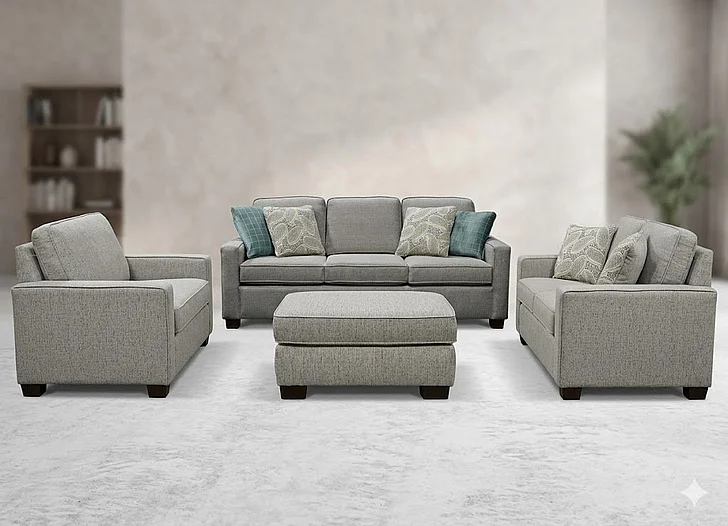Tennessee Custom Nola 3pc Living Room Set