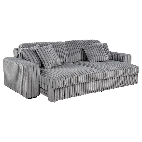 Coaster Jacana Power Sofa Chaise in Grey 600536P