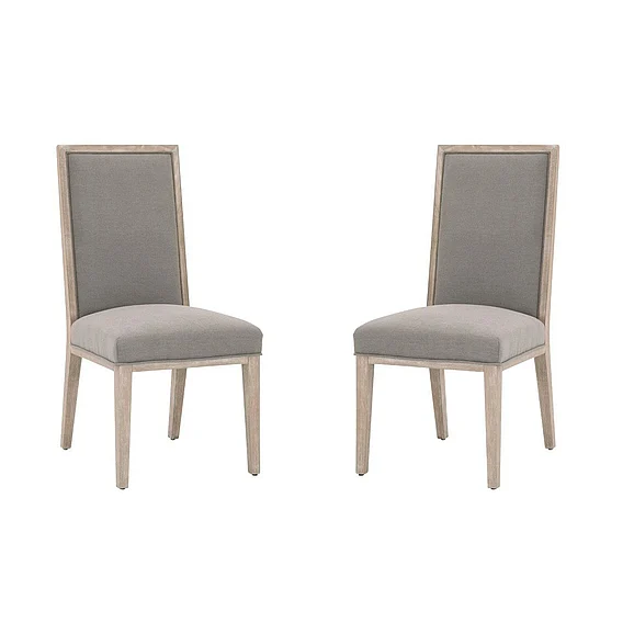 Essentials For Living Martin Dining Chair (Set of 2) in LiveSmart Peyton Slate 6008.NG/LPSLA