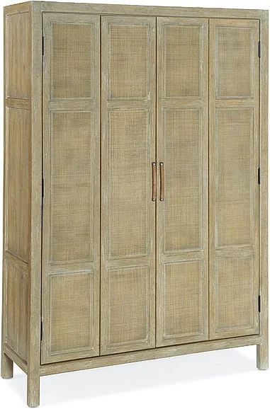Hooker Furniture Surfrider Bar Cabinet in Light Wood 6015-75160-80
