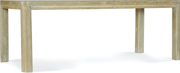 Hooker Furniture Surfrider Rectangle Dining Table in Light Wood 6015-75207-80
