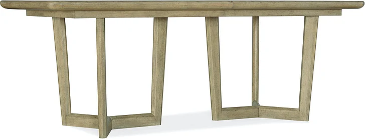 Hooker Furniture Surfrider Rectangle Dining Table in Light Wood 6015-75217-80