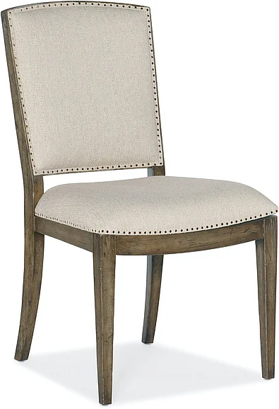 Hooker Furniture Sundance Carved Back Side Chair (Set of 2) in Dark Wood 6015-75411-89