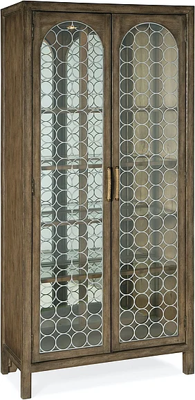Hooker Furniture Sundance Display Cabinet in Dark Wood 6015-75906-89