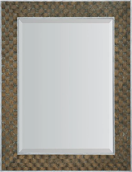Hooker Furniture Sundance Portrait Mirror in Dark Wood 6015-90004-89