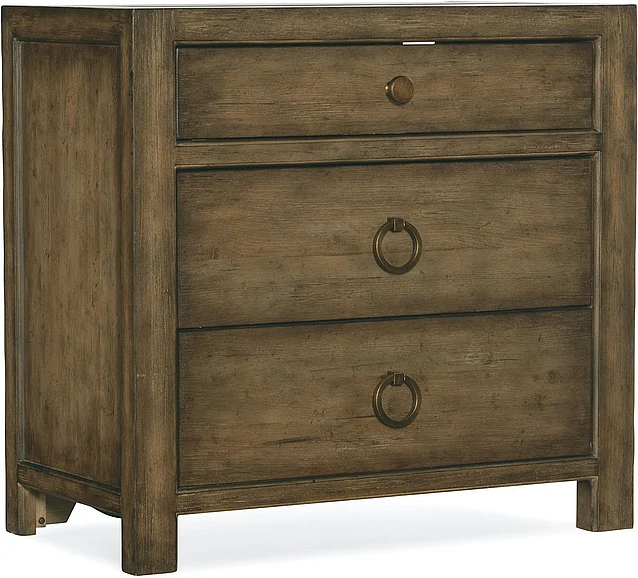 Hooker Furniture Sundance Three-Drawer Nightstand in Dark Wood 6015-90016-89