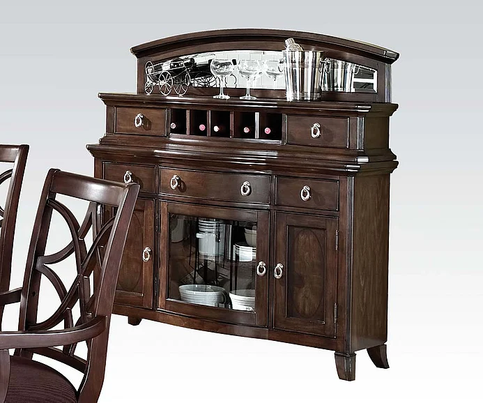 Acme Keenan Server in Dark Walnut 60259
