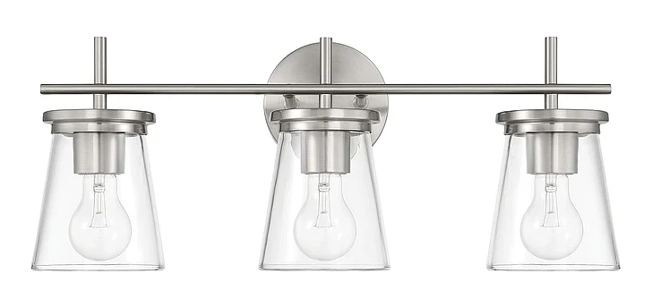 Craftmade Connell 3 Light Vanity in Brushed Polished Nickel 60403-BNK