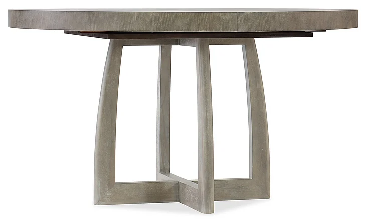 Hooker Furniture Affinity 48" Round Pedestal Dining Table in Gray 6050-75203-GRY