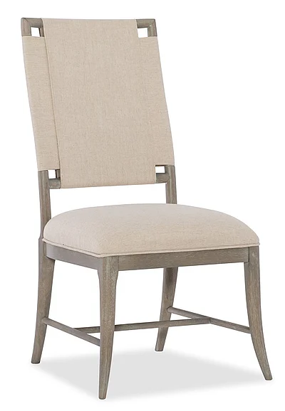 Hooker Furniture Affinity Upholstered Side Chair (Set of 2) in Gray 6050-75410-GRY
