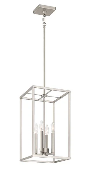 Craftmade Signature Foyer 4 Light 18" H Foyer in Brushed Polished Nickel 60635-BNK