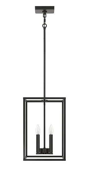 Craftmade Signature Foyer 4 Light 18" H Foyer in Flat Black 60635-FB