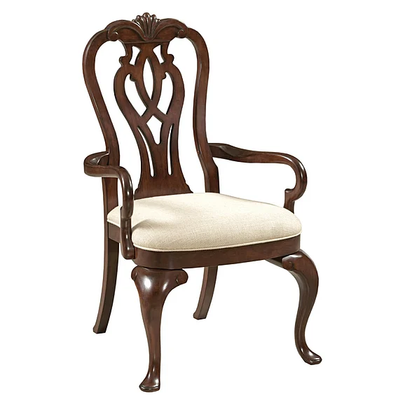 Kincaid Hadleigh Queen Anne Arm Chair (Set of 2) 607-637