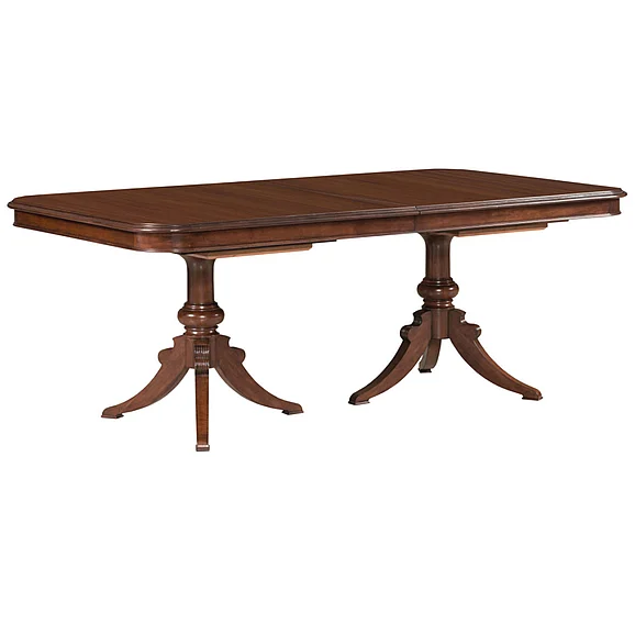 Kincaid Hadleigh Double Pedestal Dining Table 607-744P
