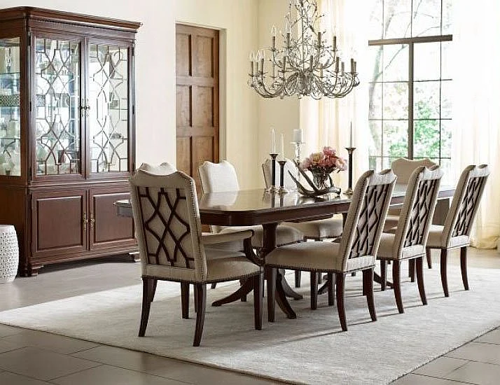 Kincaid Hadleigh 9pc Double Pedestal Dining Set