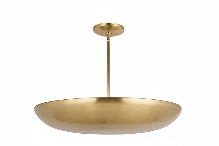 Craftmade Isabel 5 Light Convertible Semi-Flush in Satin Brass 60855-SB