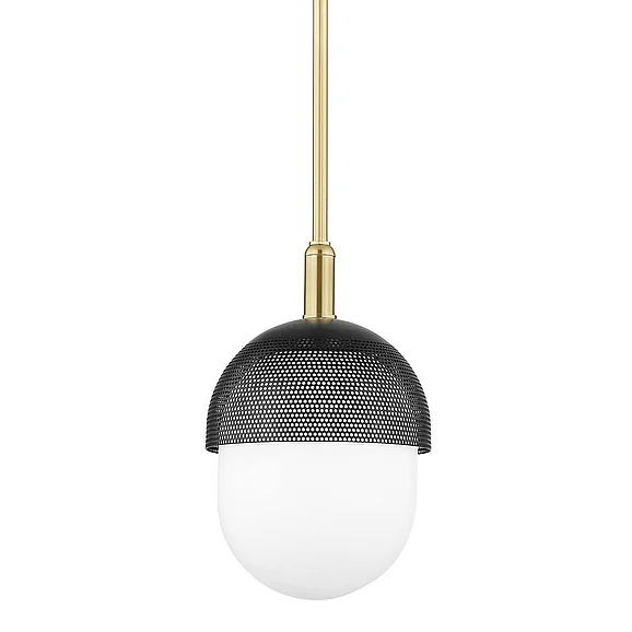 Hudson Valley Lighting Nyack Pendant 6109-AGB/BK