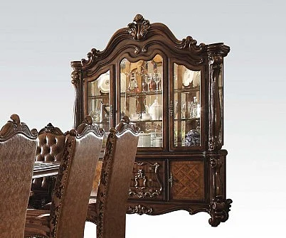 Acme Versailles Buffet w/Hutch in Cherry Oak 61104
