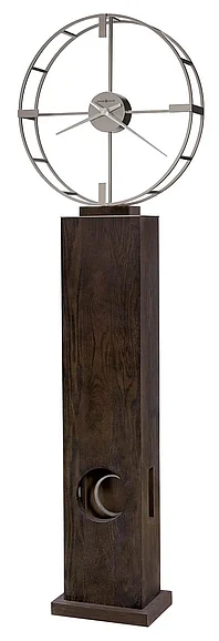 Howard Miller Juno III Floor Clock in Dark Coffee Oak 611314