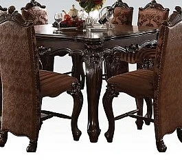 Acme Versailles Counter Height Table in Cherry Oak 61155