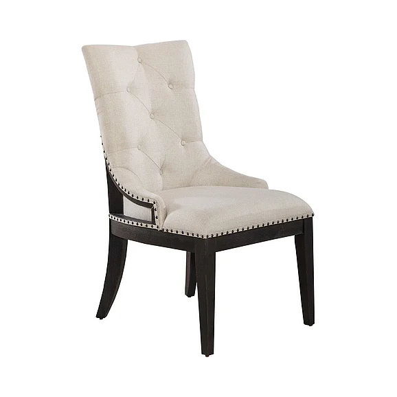 Liberty Furniture Americana Farmhouse Uph Shelter Side Chair (Set of 2) in Black 615-C6501S-B