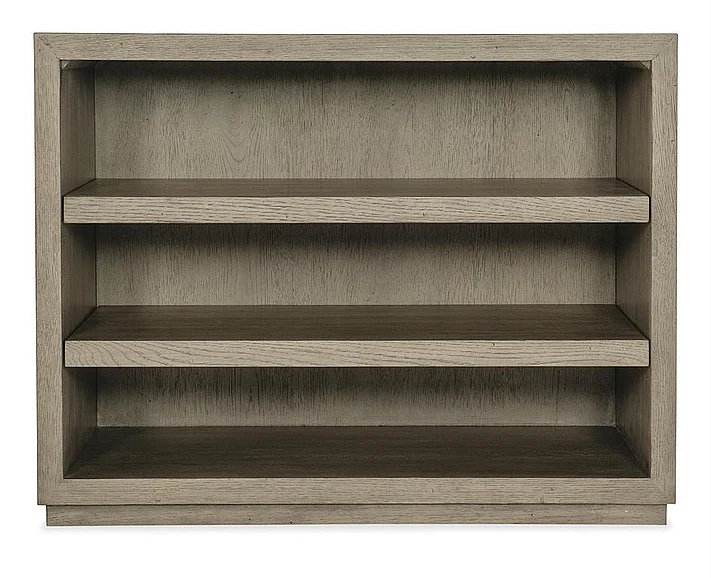 Hooker Furniture Linville Falls Open Desk Cabinet in Smoked Gray 6150-10413-85