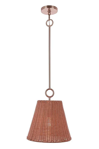 Craftmade Kirsten 1 Light 12" Pendant in Premium Bronze 61891-CPZ