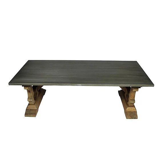 Moti Furniture Bailey Sutton Cocktail Table in Old Pine