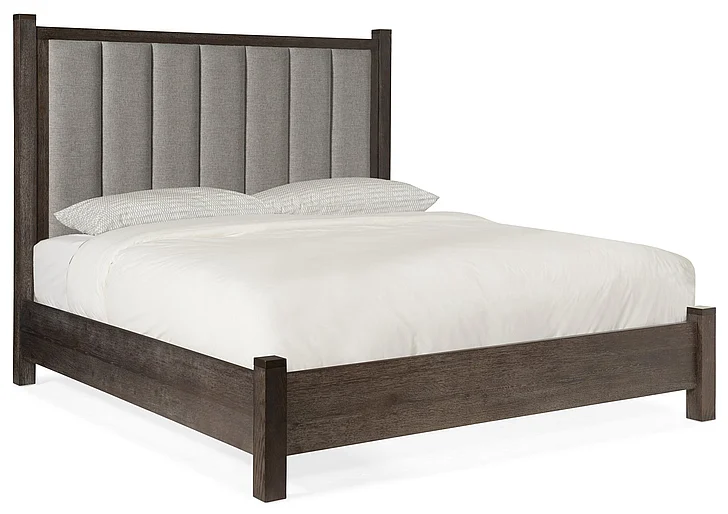 Hooker Furniture Miramar Aventura Jackson Queen Poster Bed with Short Posts in Dark Wood 6202-90650-SHORT