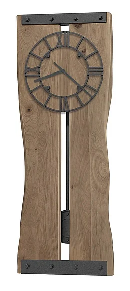 Howard Miller Zeno Wall Clock in Natural Gray 620506