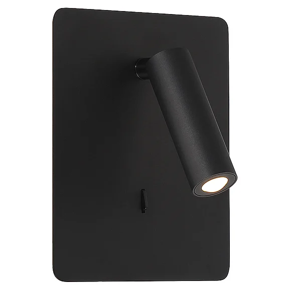 Access Lighting Villa LED Reading Light in Matte Black 62087LED-MBL