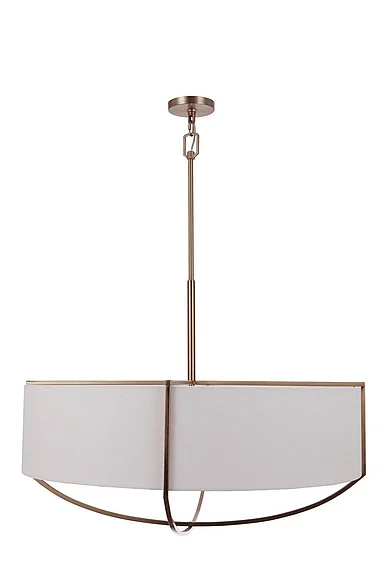 Craftmade Banks 6 Light 24.5" Pendant in Satin Brass 62096-SB