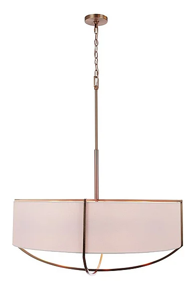 Craftmade Banks 8 Light 32.5" Pendant in Satin Brass 62098-SB