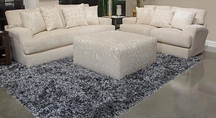 Jackson Lamar 2pc Living Room Set in Cream