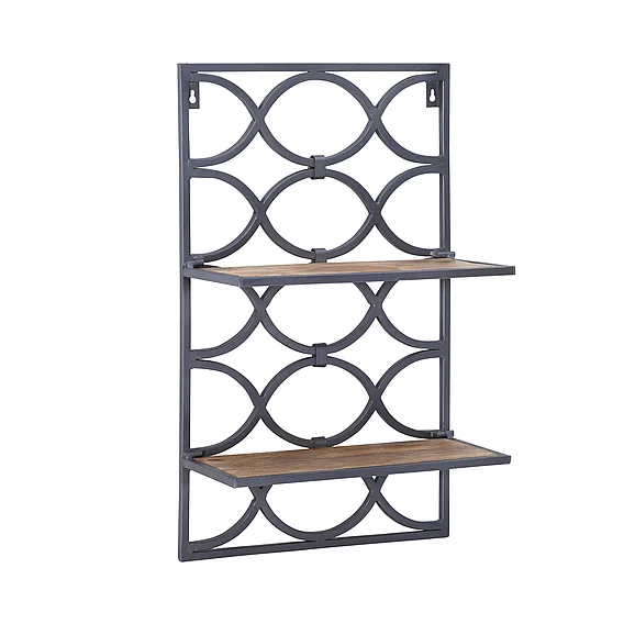 Powell Willem Wall Shelves Nickel D1413A21
