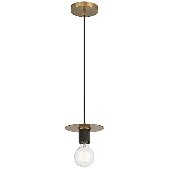 Access Lighting Central 1 Light Pendant in Antique Brass 62338-AB