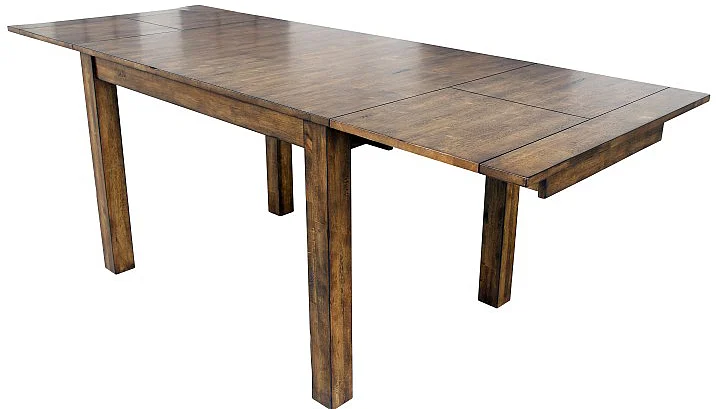 Mariposa Double Butterfly Leg Table in Rustic Whiskey MRPRW6201