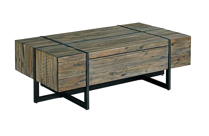 Hammary Modern Timber Rectangular Coffee Table in Raw Natural 626-910