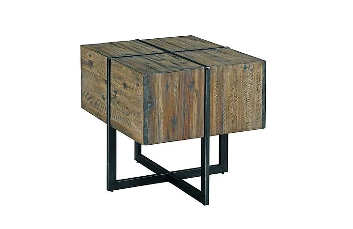 Hammary Modern Timber Accent End Table in Raw Natural 626-915