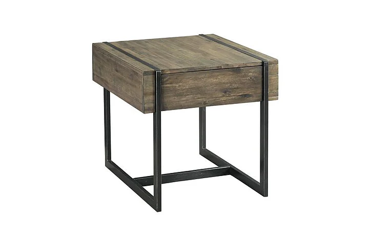 Hammary Modern Timber Rectangular Drawer End Table in Raw Natural 626-916
