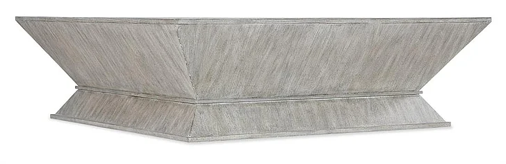 Hooker Furniture Melange Korena Square Cocktail Table in Gray Wood 628-80450-95