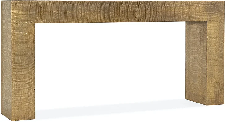 Hooker Furniture Melange Kanchan Sofa Console in Gold 628-85637-15