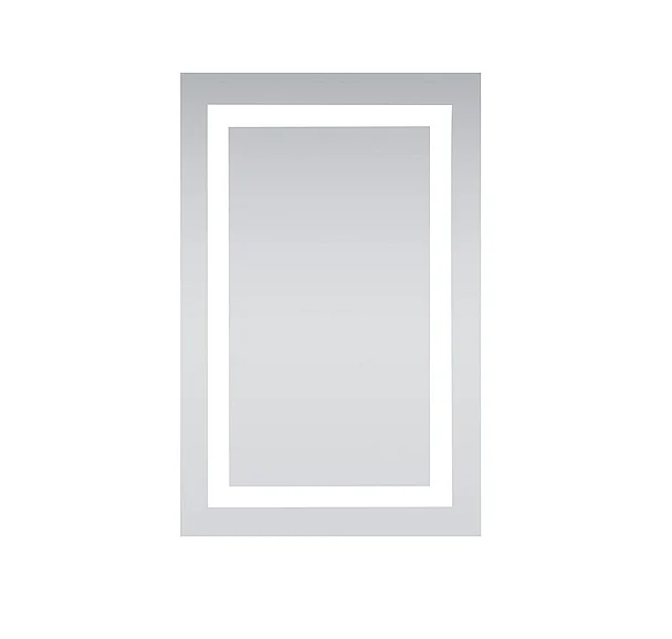 Elegant Led Hardwired Mirror Rectangle W20H30 Dimmable 5000K MRE-6001