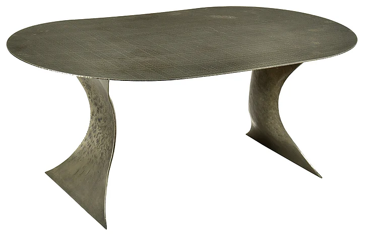 Moti Furniture Milo Iron Cocktail Table in Gold
