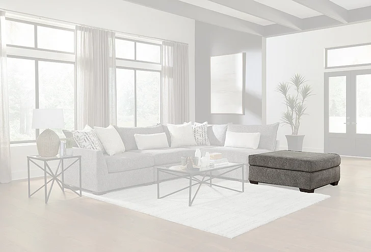 Peak Living 630 Ottoman in Prospect Smoke 63005-8406 CUSTOM ITEM